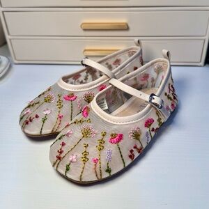 EMBROIDERED BALLET FLATS | ZARA TODDLER